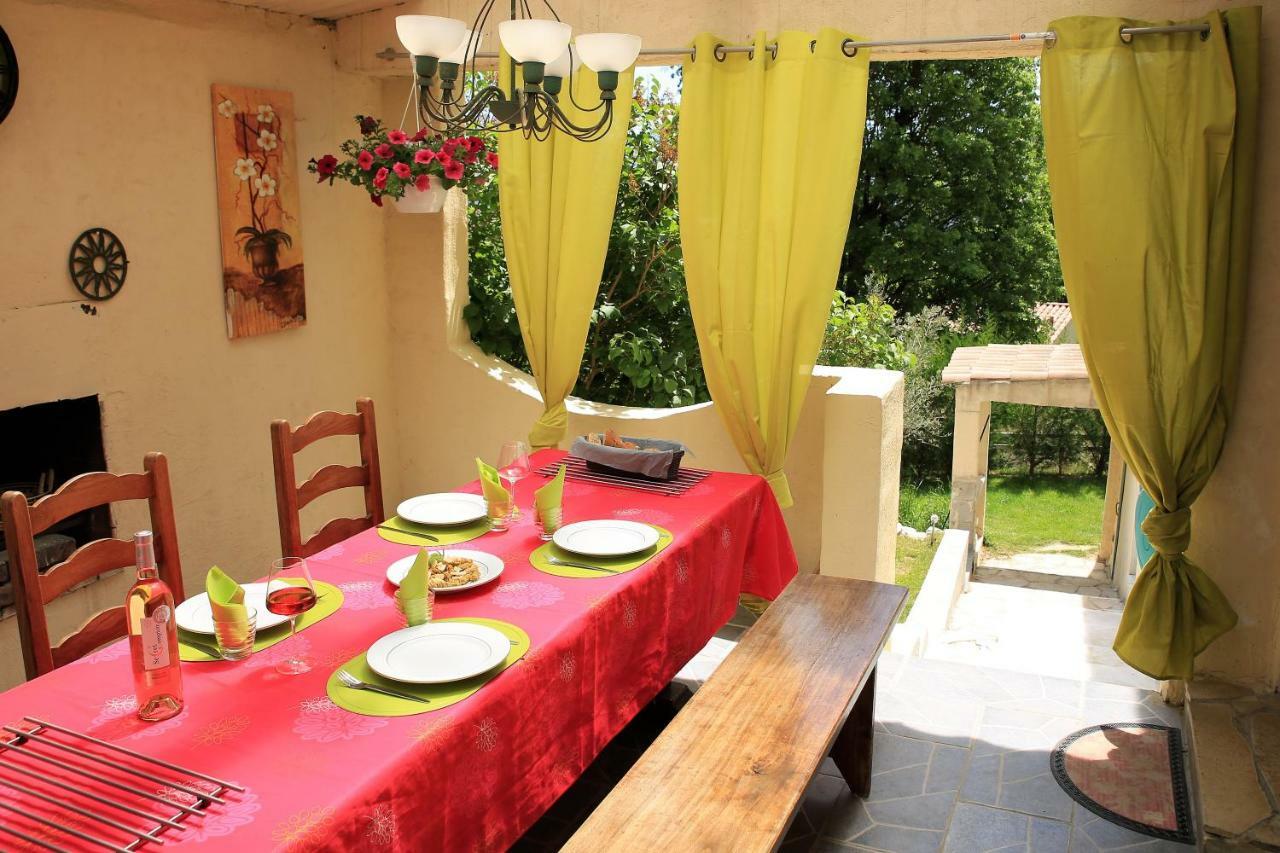 Villa Regain Chambres Et Table D'Hotes Greolieres Eksteriør billede